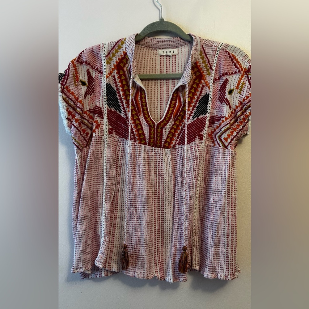 Precious pink THML top